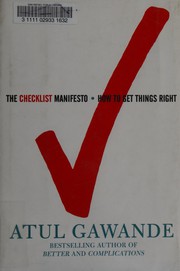 The Checklist Manifesto